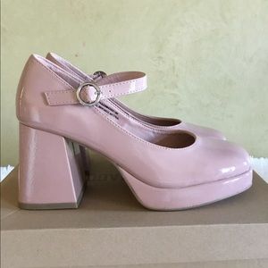 MINGLE PINK PATENT SHOES SIZE 6